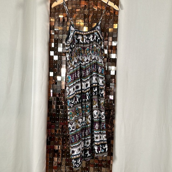 Bluenotes Multicolour Paisley Elephant Print Jumpsuit Size XS P2P 14-15” - Picture 11 of 12